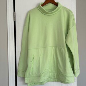 T by Talbots pullover, green, size XL